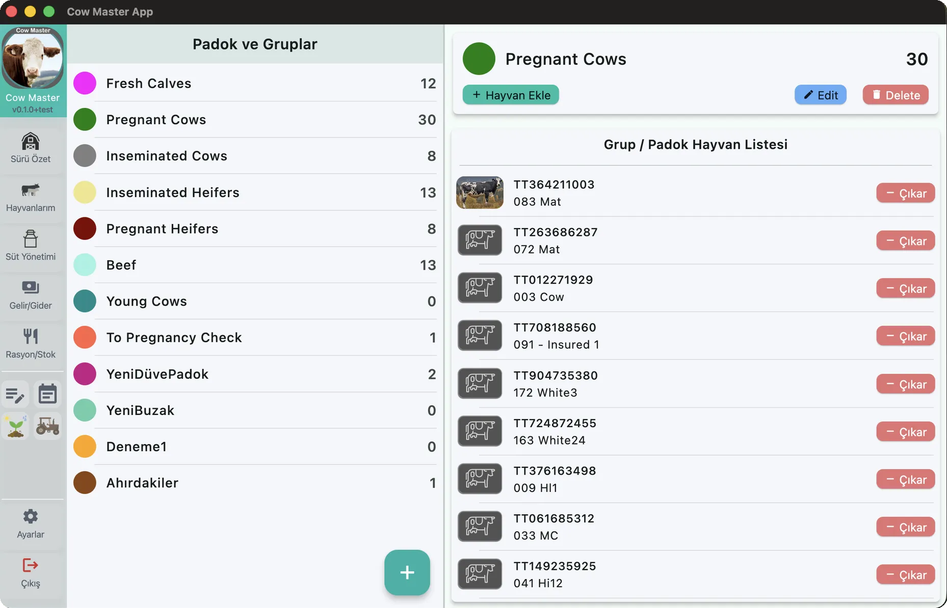 cowmaster padok yonetimi